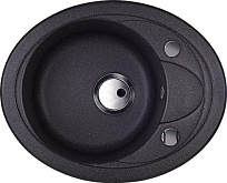 Мойка Kuppersberg CAPRI 1B 1D S BLACK (гранит, 58 см)