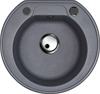 Мойка Kuppersberg BALI 1B STEEL METALLIC (гранит, 52.5 см)