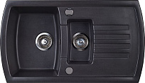 Мойка Kuppersberg ALBA 1.5B 1D BLACK (гранит, 86 см)