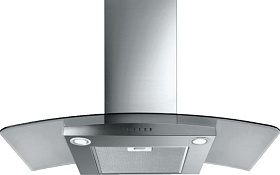 Кухонная вытяжка Kuppersberg KAMINOX 90 X 4HPB (нержавеющая сталь + стекло)