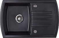 Мойка Kuppersberg ALBA 1B 1D BLACK METALLIC (гранит, 78 см)