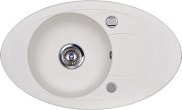 Мойка Kuppersberg CAPRI 1B 1D WHITE ALABASTER (гранит, 78 см)
