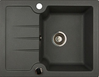 Мойка Kuppersberg MODENA 1B 1D BLACK METALLIC (гранит, 65 см)