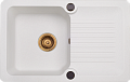 Мойка Kuppersberg ANCONA 1B 1D WHITE (гранит, 78 см)