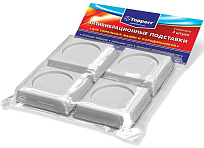 Антивибрационные подставки, квадратные, Topperr 3208 (для стиральных машин и холодильников)