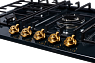 Варочная панель Kuppersberg FV9TGRZ ANT Bronze (90 см, черный) preview 3