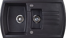 Мойка Kuppersberg ALBA 1.5B 1D BLACK METALLIC (гранит, 86 см)